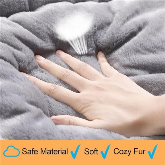 Dog Beds Crate Pad for Medium/Large DogsFit Metal,Ultra Soft,Washable &Anti-Slip - Picture 4 of 7